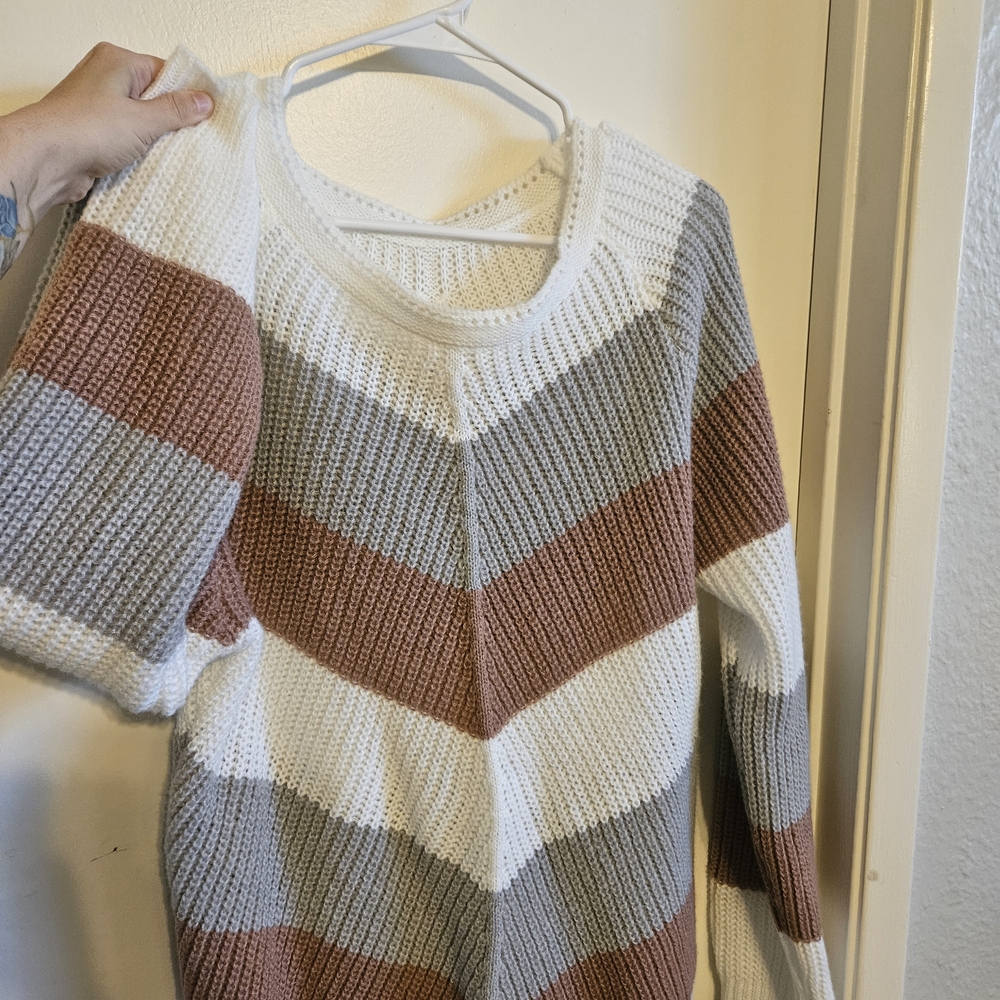 SHEIN Multicolor Striped Women's Sweater